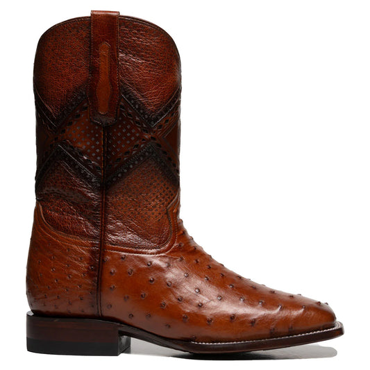 BOTA URBANA EXOTICA LEGADO TAOS AVEZTRUZ COGNAC