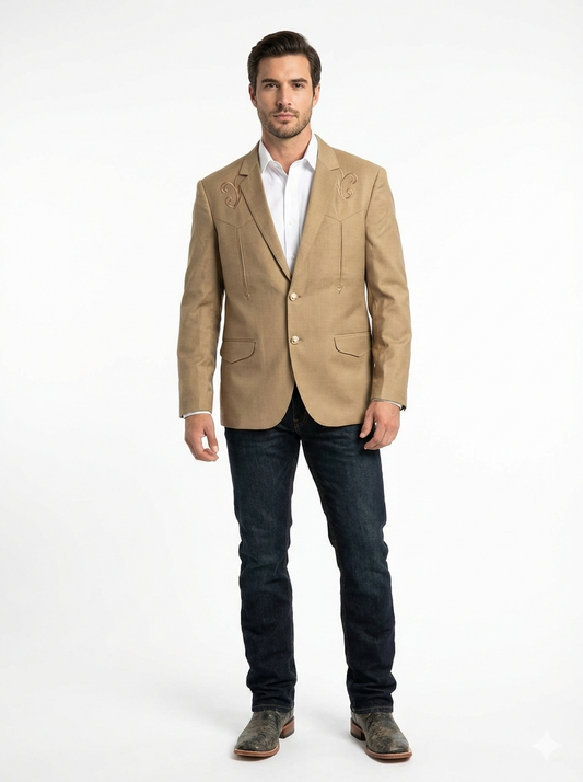 TRAJE DE CABALLERO POLIESTER WILD BC BEIGE WILD BC