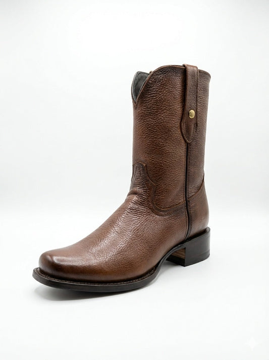 BOTIN CASUAL NEGRETE ORO EL CANELO MOD. 98 CIERRE INTERNO CAFE EL CANELO