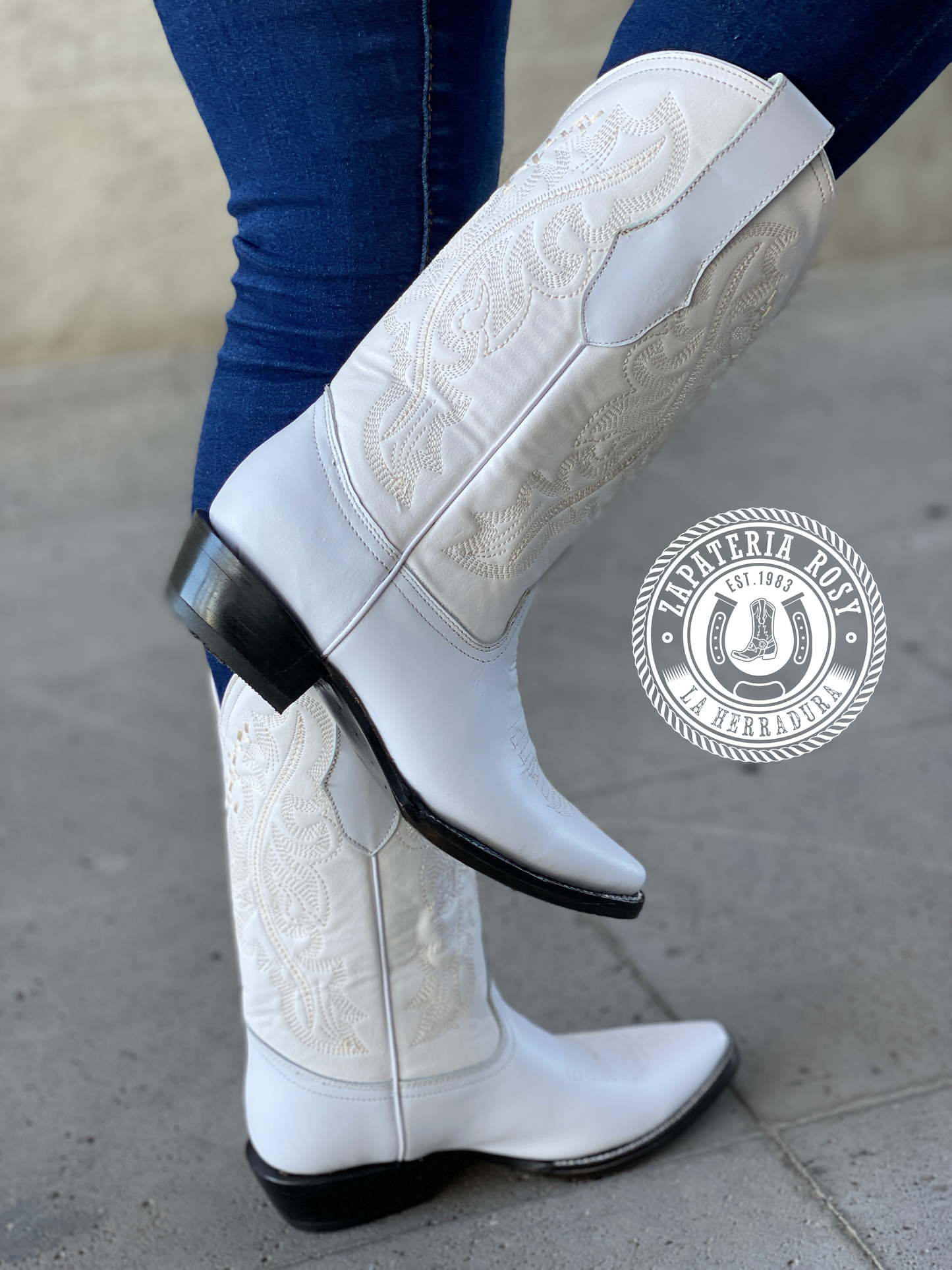 BOTA VAQUERA PUNTAL SIERRENO BOOTS CONSTANT WHITE PARA DAMA botas sierreno