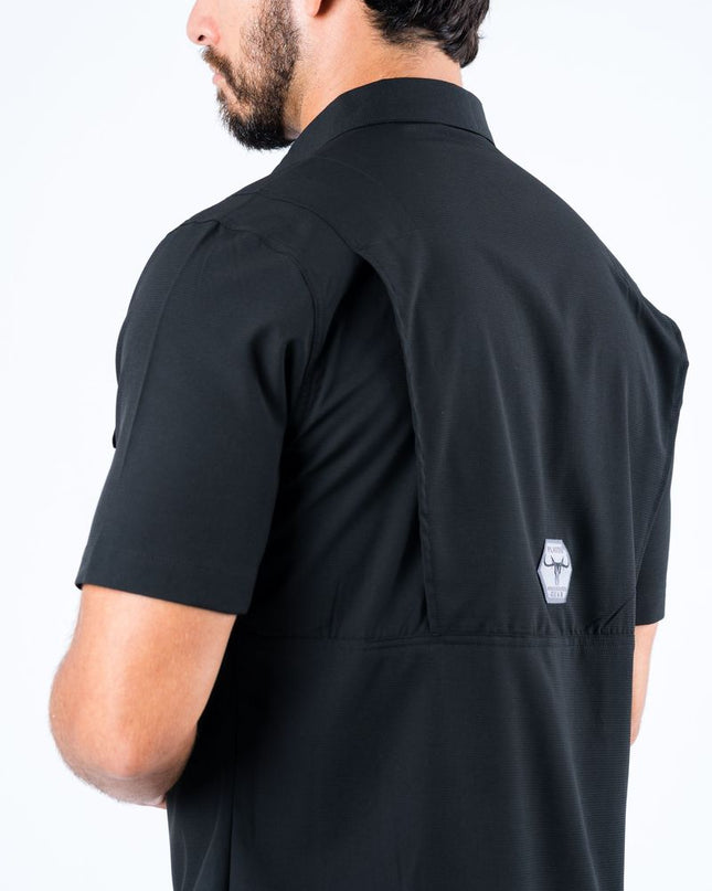 Men's Fishing Short Sleeve Shirt PLATINI