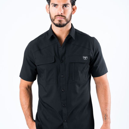 Men's Fishing Short Sleeve Shirt PLATINI