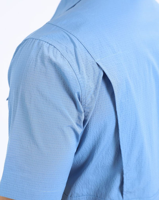 Mens Performance Western Short Sleeve Shirt PLATINI