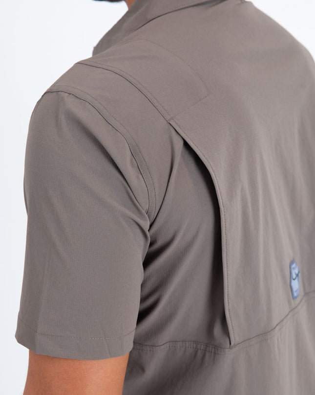Men's Fishing Short Sleeve Shirt PLATINI