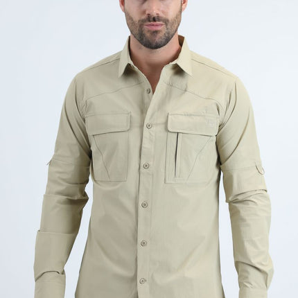 Mens "PERFORMANCE GEAR" Long Sleeve Shirt PLATINI