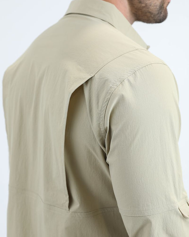 Mens "PERFORMANCE GEAR" Long Sleeve Shirt PLATINI