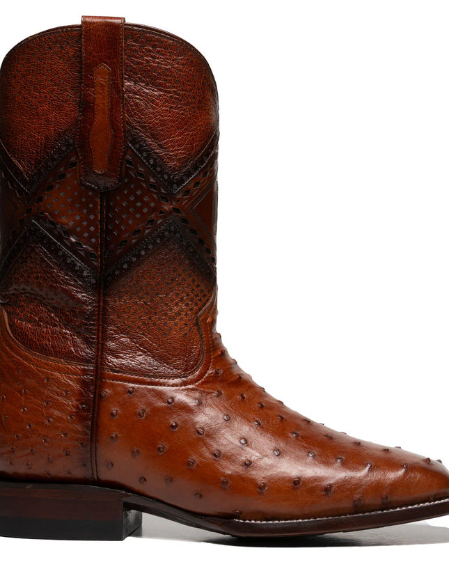 BOTA URBANA EXOTICA LEGADO TAOS AVEZTRUZ COGNAC