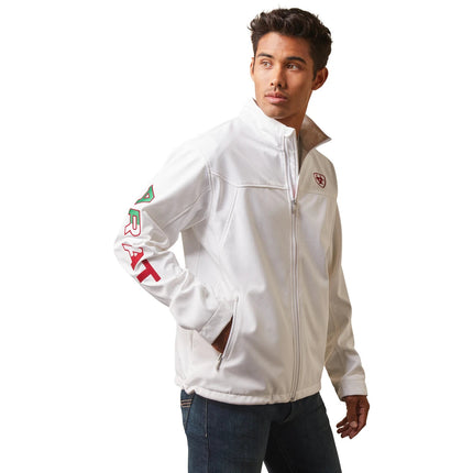 Chamarra Ariat New Team Softshell México White ARIAT