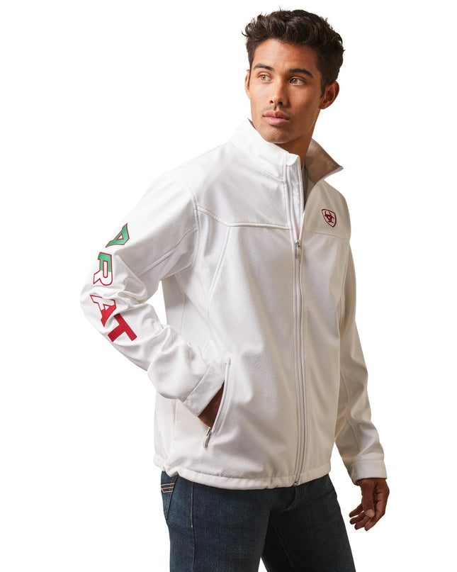 Chamarra Ariat New Team Softshell México White ARIAT