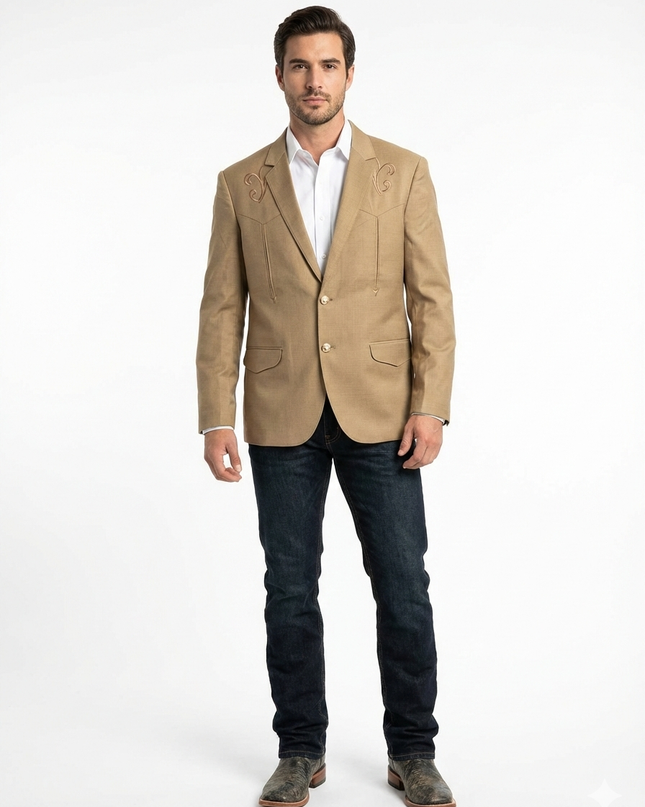 TRAJE DE CABALLERO POLIESTER WILD BC BEIGE WILD BC