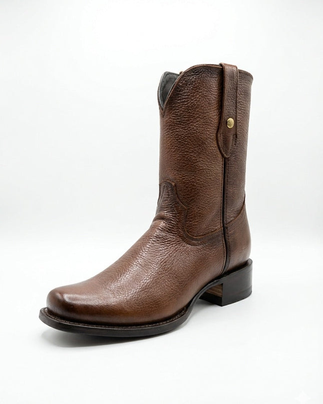 BOTIN CASUAL NEGRETE ORO EL CANELO MOD. 98 CIERRE INTERNO CAFE EL CANELO