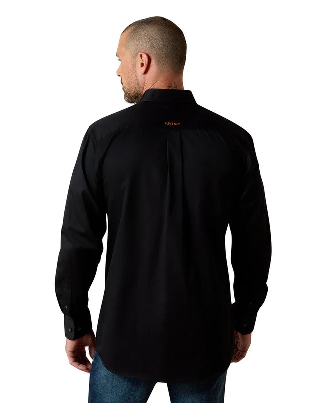 CAMISA ARIAT SOLD TWILL NEGRO CORTE CLASICO ARIAT