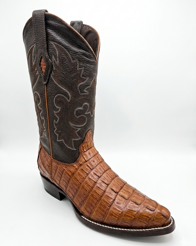 BOTA VAQUERA J.W RANCH COCODRILO COQNAC J.W RANCH
