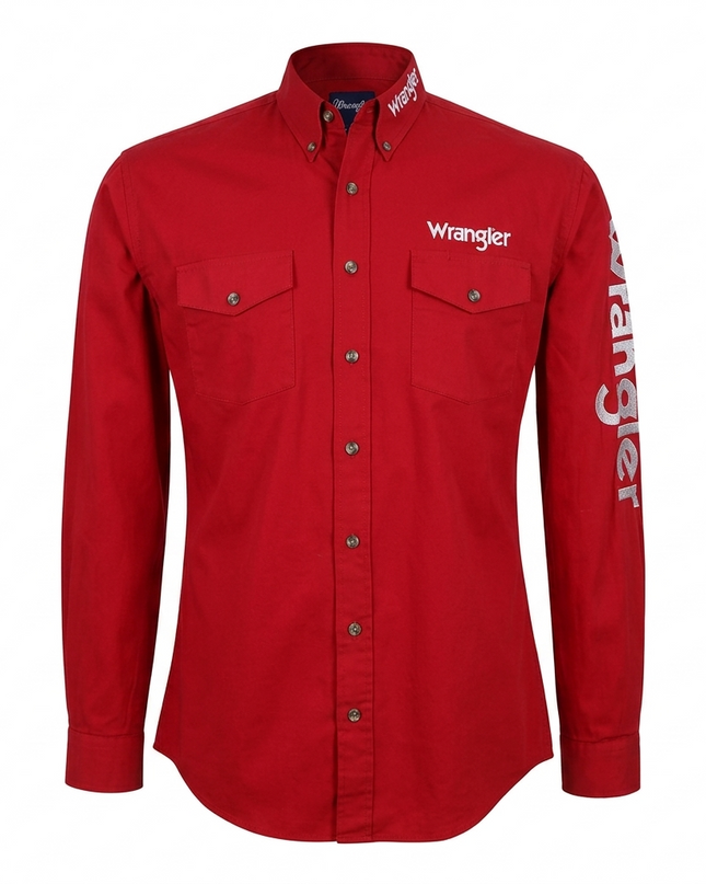 CAMISA VAQUERA ROJA WRANGLER REGULAR FIT WRANGLER