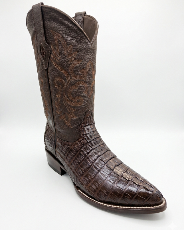 BOTA VAQUERA J.W RANCH COLA DE COCODRILO CAFE J.W RANCH