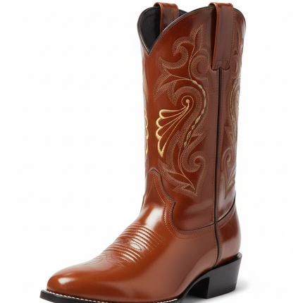 BOTA VAQUERA INDOMABLE'S CLASICA CAMALEON COGNAC
