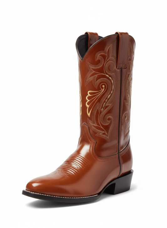 BOTA VAQUERA INDOMABLE'S CLASICA CAMALEON COGNAC