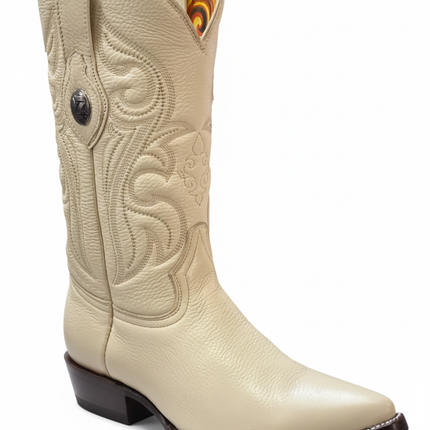 BOTA VAQUERA PUNTAL TOMBSTONE VENADO HUESO