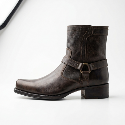 BOTIN CAFE CON ZIPPER INMODA MOTO INMODA
