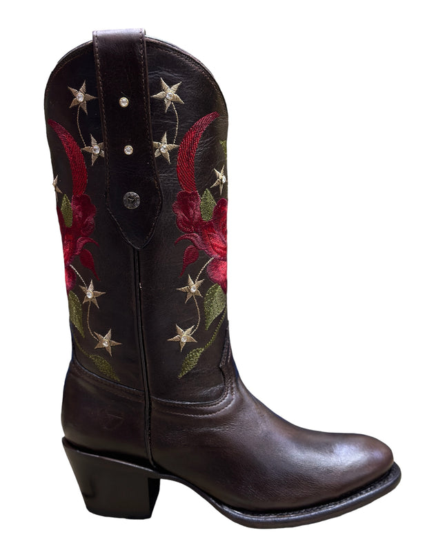 BOTA VAQUERA PUNTA REDONDA TOMBSTONE PRETTY POP CAFE PARA DAMA Tombstone Boots