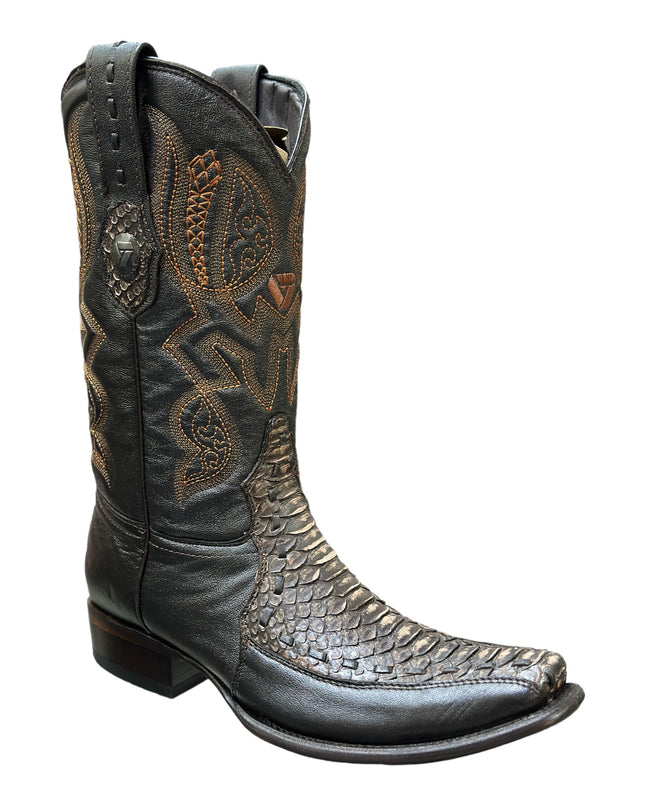 BOTA VAQUERA FASHION TOMBSTONE PITON CAFE PARA CABALLERO Tombstone Boots