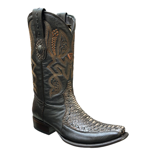 BOTA VAQUERA FASHION TOMBSTONE PITON CAFE PARA CABALLERO Tombstone Boots