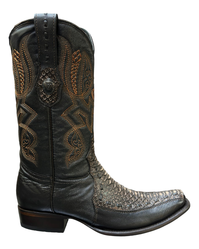 BOTA VAQUERA FASHION TOMBSTONE PITON CAFE PARA CABALLERO Tombstone Boots