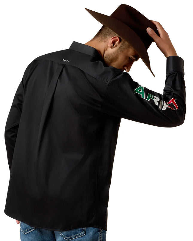CAMISA ARIAT TEAM LOGO MEXICO CORTE CLASICO ARIAT