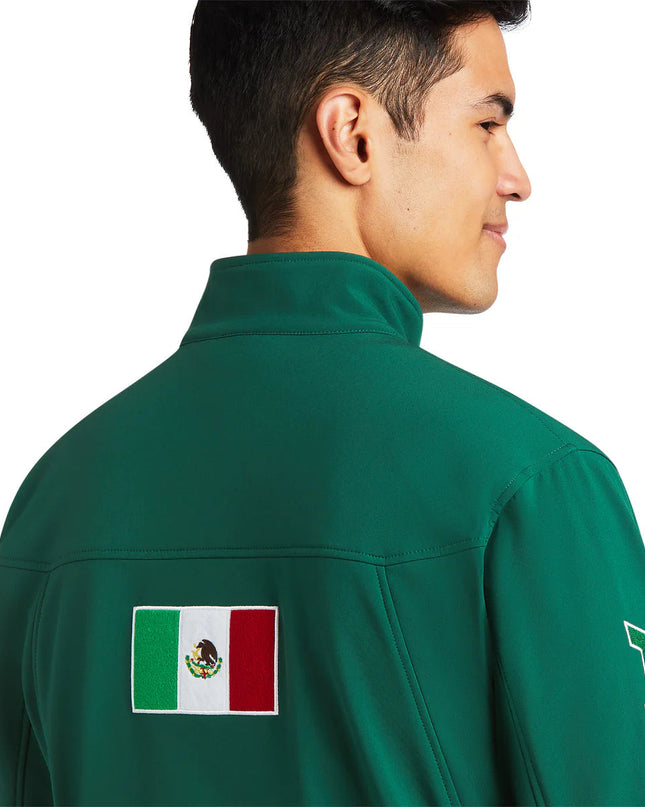Chamarra Ariat New Team Softshell México Verde ARIAT