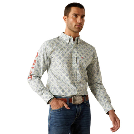 CAMISA ARIAT TEAM PRESETLEY CORTE FITTED ARIAT