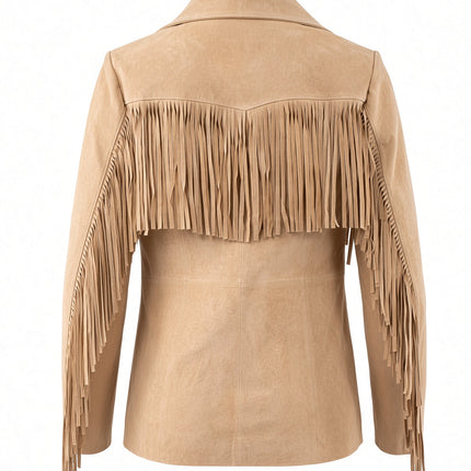 FRINGE JACKET OLD RUST SCULLY SCULLY
