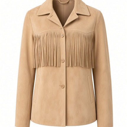 FRINGE JACKET OLD RUST SCULLY SCULLY