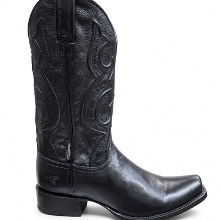 BOTA VAQUERA CLASICA PARA CABALLERO NEGRO CABORCA CABORCA