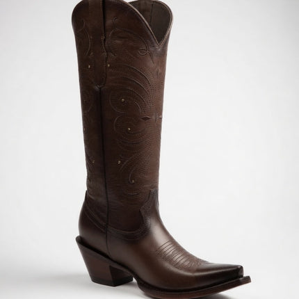 BOTA ALA CAFE VAQUERA VIRUS WESTERN BOOTS PARA DAMA VIRUS WESTERN BOOTS