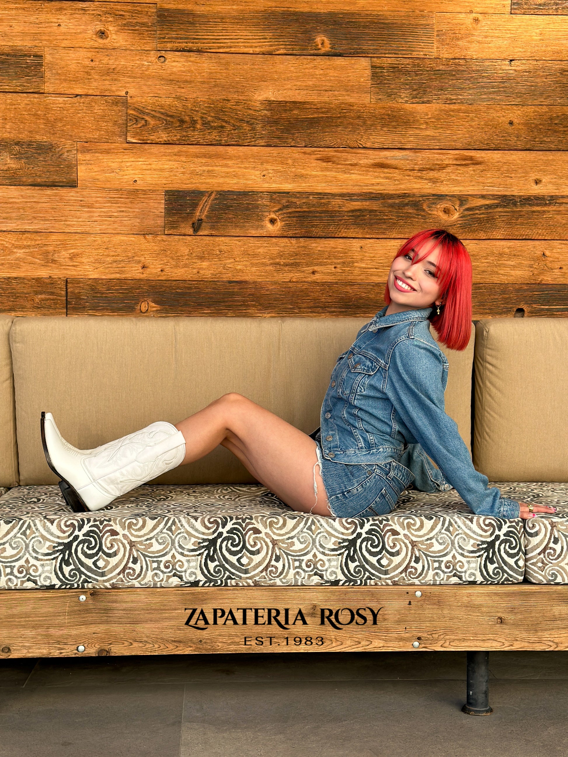 BOTA VAQUERA PUNTAL SIERRENO BOOTS CONSTANT WHITE PARA DAMA botas sierreno