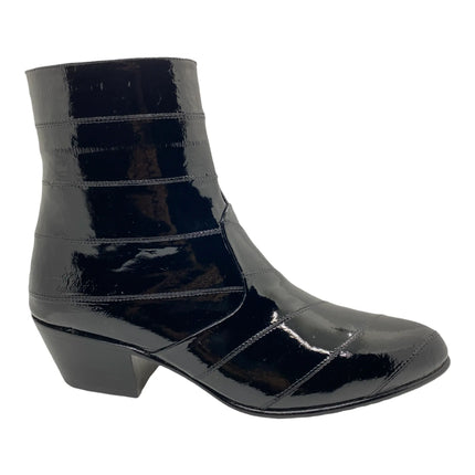 BOTIN MARQUEZ DE LEON PIEL DE ANGUILA NEGRO Marquez De Leon
