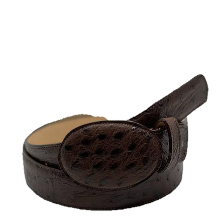 CINTOS VAQUEROS J.W PIEL EXOTICO DE AVESTRUZ ORIGINAL Mario Montana