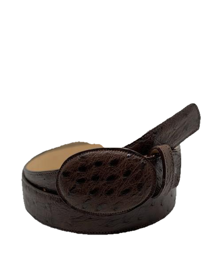 CINTOS VAQUEROS J.W PIEL EXOTICO DE AVESTRUZ ORIGINAL Mario Montana