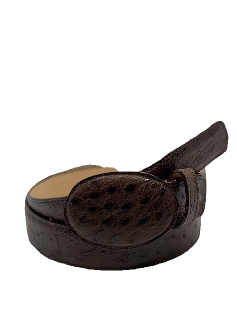 CINTOS VAQUEROS J.W PIEL EXOTICO DE AVESTRUZ ORIGINAL Mario Montana