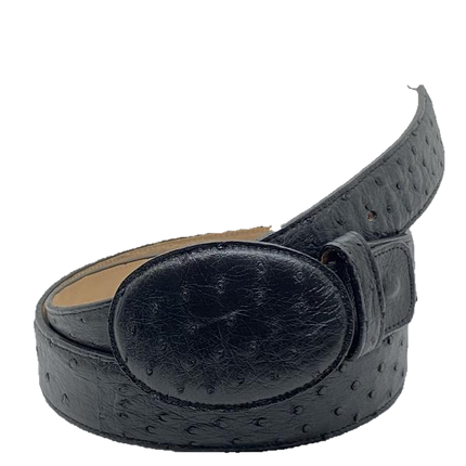 CINTOS VAQUEROS J.W PIEL EXOTICO DE AVESTRUZ ORIGINAL Mario Montana