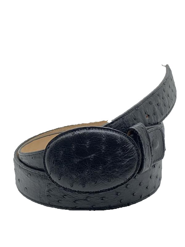 CINTOS VAQUEROS J.W PIEL EXOTICO DE AVESTRUZ ORIGINAL Mario Montana
