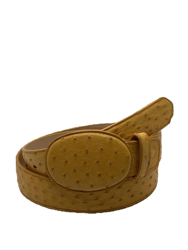 CINTOS VAQUEROS J.W PIEL EXOTICO DE AVESTRUZ ORIGINAL Mario Montana