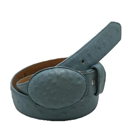 CINTOS VAQUEROS J.W PIEL EXOTICO DE AVESTRUZ ORIGINAL Mario Montana