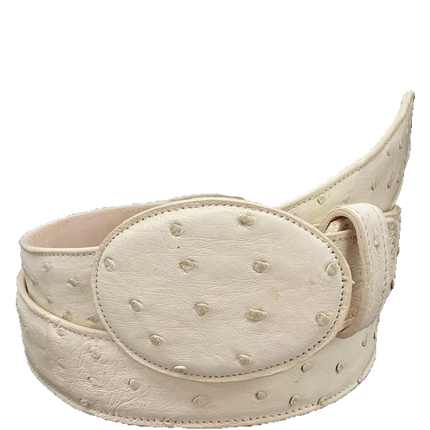 CINTOS VAQUEROS J.W PIEL EXOTICO DE AVESTRUZ ORIGINAL Mario Montana