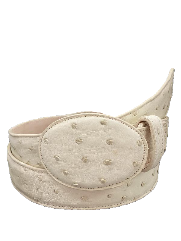 CINTOS VAQUEROS J.W PIEL EXOTICO DE AVESTRUZ ORIGINAL Mario Montana