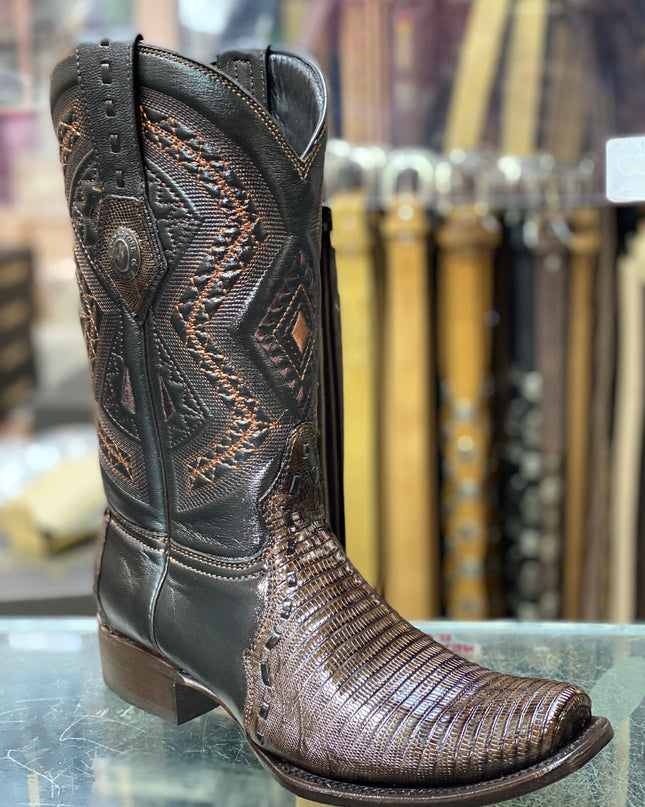 BOTA VAQUERA FASHION TOMBSTONE ARMADILLO CAFE Tombstone Boots