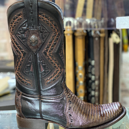 BOTA VAQUERA FASHION TOMBSTONE ARMADILLO CAFE Tombstone Boots