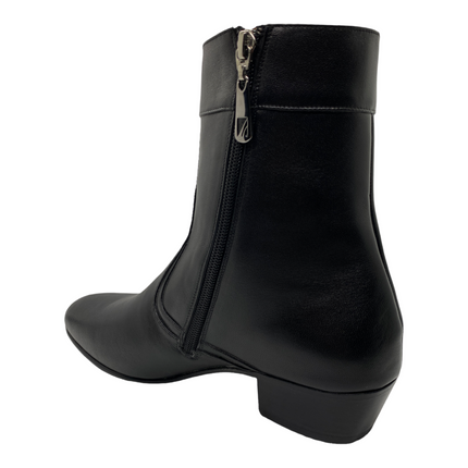 BOTIN MARQUEZ DE LEON PIEL DE MESTIZO NEGRO Marquez De Leon