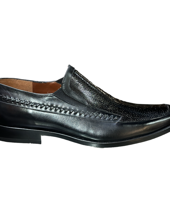 ZAPATO DE VESTIR MARAQUEZ DE LEON PATA DE AVESTRUZ ORIGINAL PARA CABALLERO Marquez De Leon