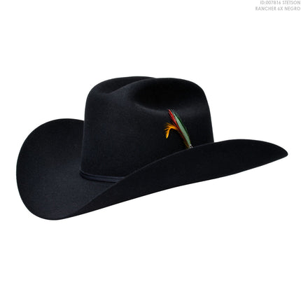 STETSON 6X RANCHER BLACK Stetston Hats